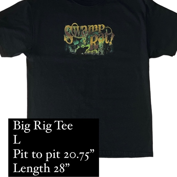 Big rig tees Swamp Rat trucker tee - Picture 3 of 3